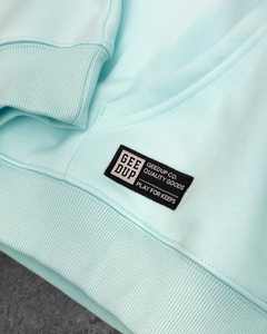 Sweats à capuche lourds personnalisés surdimensionnés pull-over sweats à capuche en polaire blanc plaine Streetwear lavage à l'acide pulls à capuche en chenille pour hommes - Product Image 2