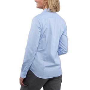 เสื้อเชิ้ตผ้าไหมคอตตอนคุณภาพสูง 100% สำหรับสุภาพสตรี ออกแบบเองได้ สไตล์ลำลอง สีพื้น ราคาถูก เหมาะสำหรับใส่ทำงาน ส่งออกจากบังคลาเทศ - Product Image 2