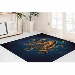 Alfombra de Pulpo: Alfombra de Lujo con Estampado Animal, Alfombra de Pasillo, Alfombra Suave No Tejida - Product Image 5