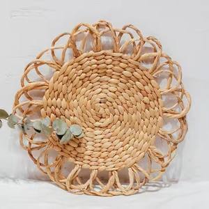 Napperon de style américain tissé à la main écologique en jonc de mer Vaisselle de table Décoration de fête en gros du Vietnam - Product Image 2