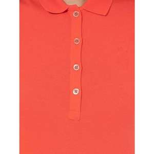 Women's Casual Short Sleeve Cotton Polo Shirt Slim Fit Solid Color Breathable Golf Tennis Top Office Wear Summer Pique T-Shirt - Product Image 5