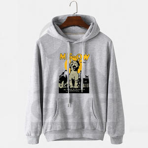 Pull-over d'hiver en coton 100% de haute qualité, épais, en polaire, lourd, surdimensionné, avec logo imprimé personnalisé, graphique, pour hommes - Product Image 4