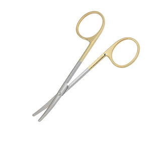 Ciseaux de dissection à lame incurvée en acier inoxydable de haute qualité de 5 pouces finition au sable ciseaux de salle d'opération bricolage pour une utilisation chirurgicale OEM - Product Image 4