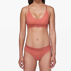 เซ็ตบิกินี่ผ้าสีฟ้าแบบหน้าด้านชุดบิกินี่แนวสปอร์ตสุดเซ็กซี่ออกแบบได้ตามต้องการผลิตจากวัสดุสแปนเด็กซ์/ ไนลอน - Product Image 4