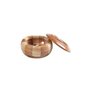 Handmade Wooden <b>Ashtray</b> of High Quality Elegant Classic Design Custom Round Shape with High-Detail Brass Work - Product Image 5