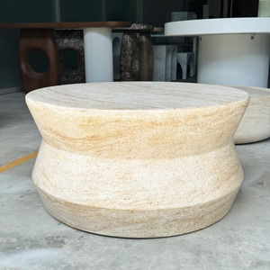 Table basse moderne sur mesure en gros à prix abordable pour salon, en matériau GFRC, écologique, durable, garantie 1 an - Product Image 3