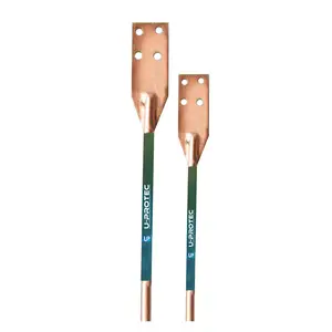 48mm Copper Bonded Earthing Electrode & Rod 100 Microns With V Shape at Latest Price, Manufacturers, Suppliers in India