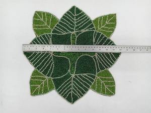 Nouveau design de dessous-de-plat en verre perlé, fabriqué directement en Inde, avec perles de rocaille, lavable, pour la décoration de table - Product Image 5