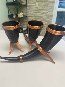 Producto Ecológico Hecho a Mano de Cuerno de Búfalo 100% de Primera Calidad, Estilo Vikingo - Product Image 6