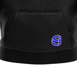 เสื้อสเวตเตอร์ผ้าฟลีซสำหรับผู้ชายขนาดใหญ่มีฮู้ดพิมพ์ลายนูนคอปกแบบชิ้นเดียว - Product Image 3