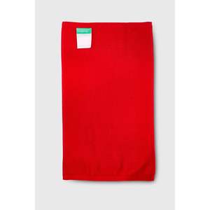 Be-0827-Rd 100% Cotton <b>Red</b> 30x50 cm Guest <b>Towel</b> - <b>RED</b> - Product Image 3