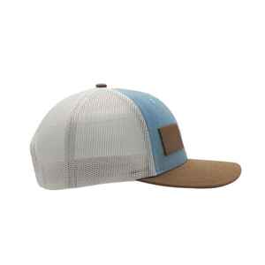 Gorras Trucker de Malla de Alta Calidad para Hombre, con Logotipo Personalizado, Apliques de Cuero, 6 Paneles - Product Image 4