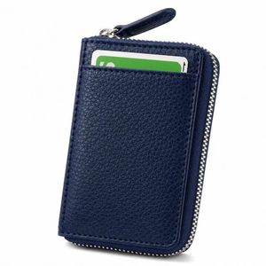 Zipper <b>Card</b> <b>Holder</b> with 11 <b>Card</b> Slots 4x7.5cm Size 30mm Thickness Minimalist <b>Wallet</b> <b>for</b> Credit <b>Cards</b> Unisex Use - Product Image 2