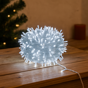 17M luci 200 stringa LED caldo bianco 110V, IP65 lucine impermeabili per la decorazione del giardino di nozze festa di Natale all'aperto - Product Image 1