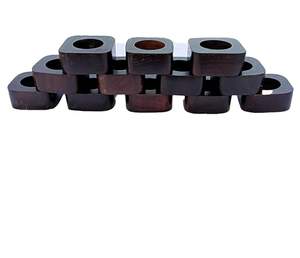 ผ้าเช็ดปากที่มีคุณภาพสูงแหวนผ้าเช็ดปากไม้กุหลาบใหม่สำหรับโรงแรมชุดโต๊ะตกแต่งด้วยงานฝีมือ HF - Product Image 3