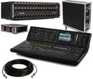 Meilleur mélangeur numérique en direct Midas M32R neuf, boîte de scène DL32, bobine de câble réseau Cat5 de 150 mètres, mélangeur numérique, mélangeur audio - Product Image 2