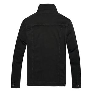 Nouvelles vestes en jean haut de gamme, couleur unie, décontractées et élégantes pour hommes – Vestes en jean personnalisées HI 2026 - Product Image 2