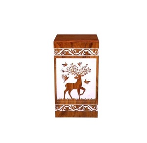 Handmade Wooden urn For Human Cremation Pet Funeral Burial Urn <b>Box</b> Personalized <b>Large</b> - Product Image 2