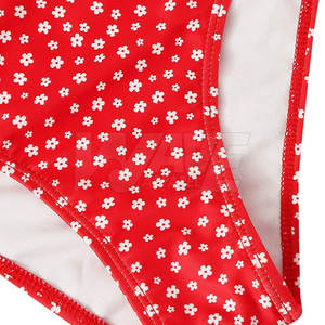 Ensemble de bikini 2 pièces pour femme coupe haute nouveau style de vêtements de fitness avec logo personnalisable et bas à motifs à vendre - Product Image 5