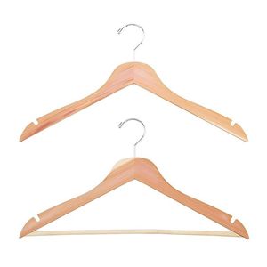 ไม้แขวนเสื้อโค้ทไม้ธรรมชาติพร้อมโลโก้เป็นมิตรต่อสิ่งแวดล้อม - Product Image 5