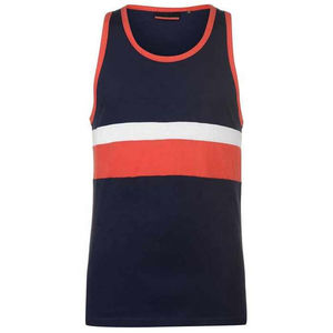 Camiseta sin mangas de entrenamiento para hombre de talla grande con logotipo personalizado OEM, camiseta muscular de punto con estampado por sublimación, ropa deportiva sin mangas - Product Image 5