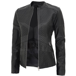 Women's High Quality Genuine Leather Jacket New Arrival Breathable Eco-Friendly Windproof Customizable for <b>Winter</b> Low MOQ - Product Image 2