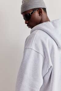 Ventes en gros de sweats à capuche pour hommes de qualité supérieure, style streetwear, épaules tombantes, double couche, fermeture éclair, pour hommes - Product Image 2