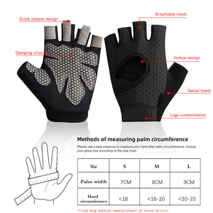 Gants de sport respirants pour femmes et hommes, protection des paumes, exercices de gym, musculation, cyclisme, fitness, tractions, haltérophilie, rame - Product Image 2