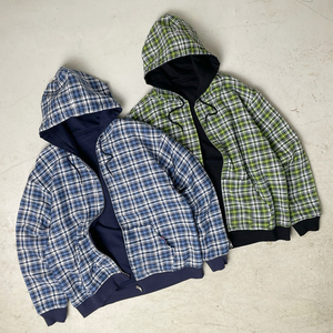 Sweat à capuche en flanelle à double couche de style inversé personnalisé pour hommes, coupe ample vintage, tissage réversible, col à capuche pour l'hiver - Product Image 4