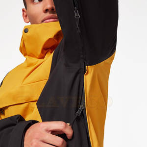 Chaqueta Cortavientos Ligera con Capucha y Logotipo Frontal en Color de Contraste, Fácil de Usar, Cómoda, Chaqueta de Invierno para Hombre - Product Image 5