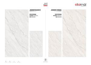 Baldosas de pared de porcelana sin fin brillante de primera calidad 600x1200 | Azulejos pulidos de gran formato 24x48 Colección de calidad de exportación duradera - Product Image 6