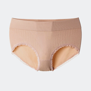 Cecina กางเกงในบิกินี่เอวสูงของผู้หญิงชุดชั้นในสีพื้นสำหรับทุกวันทำจากโพลีเอไมด์92% 8% สแปนเด็กซ์ผ้าทอโลโก้เอวขายดี - Product Image 3