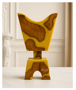 Brûleur à Bakhoor en bois de pin artisanal de luxe 2026 avec résine époxy |   Encens arabe de qualité supérieure Mubkhar Cadeau pour la maison Durable Toutes saisons - Product Image 3