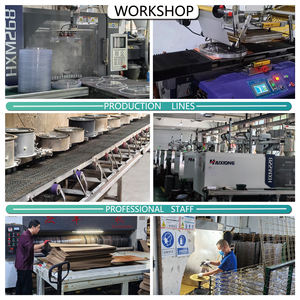 Décorations de réception d'événements de fête 13 plaques de chargeur en plastique acrylique métallique jante <span class=keywords><strong>semi</strong></span>-circulaire <span class=keywords><strong>creuse</strong></span> modèle de marque HongShengYuan - Product Image 3