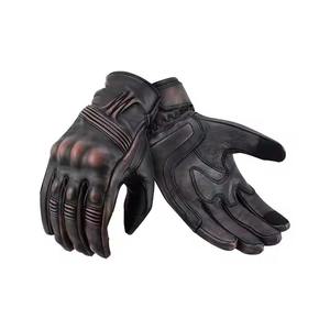 Gants de moto à doigts entiers avec logo personnalisé de la meilleure qualité en gros Nouveau cuir Services OEM à bas prix Compatible avec le motocross - Product Image 1