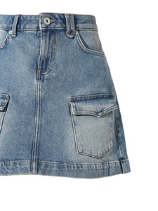 customization Denim <b>Skirt</b> for Women Rivet Side Slit Wrap Buttocks <b>Elastic</b> Straight Midi Jeans <b>Skirt</b> for Ladies - Product Image 2