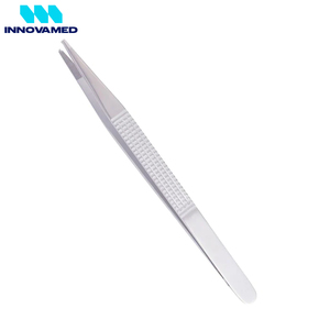 Instrument chirurgical manuel de pinces à tissus incurvées en acier inoxydable de haute qualité de 8 CM avec instruments chirurgicaux à base de plastique - Product Image 3