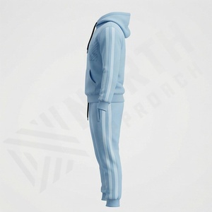 Conjunto Deportivo de Dos Piezas para Hombre, Sudadera con Capucha y Pantalones Jogger, 100% Algodón, Diseño Invernal, Estampado, Transpirable, Venta al Por Mayor - Product Image 3