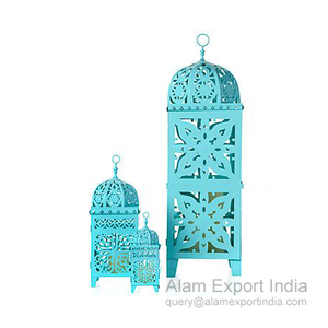 Venta caliente Linterna marroquí Lujo Vintage Metal Mesa colgante Portavelas Diseño de tendencia de moda para fiestas de boda - Product Image 5