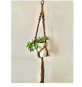 Handmade Gift for Mom,outdoor Plant Hanger Customized Macrame Plant Hanger for <b>Wall</b> and Window Decoration - Product Image 1