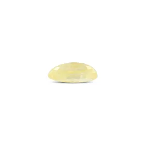 Saphir Jaune Naturel (Pukhraj) de 11,16 Carats, Taille Émeraude Facettée, Pierre Libre, Couleur Peridot avec Matériaux Alexandrite et Aigue-marine - Product Image 2