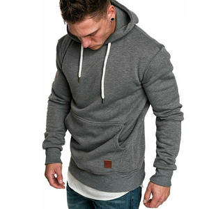 Sudadera con Capucha Personalizada para Hombre, Estilo Urbano Otoñal, Corte Regular, Manga Larga, con Bolsillo, 100% Algodón Felpa - Product Image 2