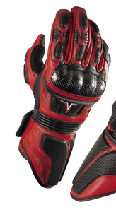 ถุงมือมอเตอร์ไซด์หนังแท้ถุงมือขี่มอเตอร์ไซค์แบบเต็มนิ้วหน้าจอสัมผัสสำหรับแข่ง - Product Image 2