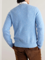 Pull en cachemire et laine de luxe pour homme de haute qualité, surdimensionné, tricoté, décontracté, pour l'hiver, anti-rétrécissement, coupe ajustée, confortable, respirant