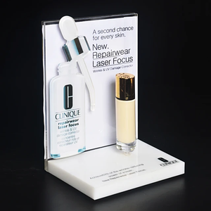 2025 Organisateur cosmétique en acrylique imprimé UV de luxe pour un affichage élégant des essentiels de beauté - Product Image 1