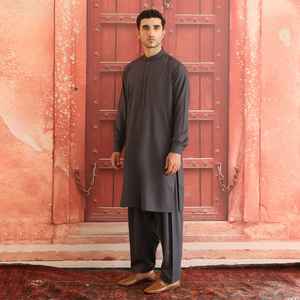 ชุดเสื้อผ้าผู้ชายไซส์ใหญ่ ชุดชาลวาร์ คามีซ ของผู้ชายชาวปากีสถาน เสื้อผ้าอิสลาม ชุดลำลอง ไซส์ใหญ่ ระบายอากาศ แห้งเร็ว ราคาขายส่ง - Product Image 2