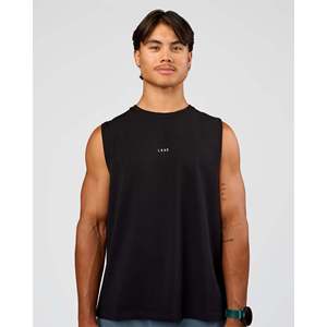 Débardeur de sport pour homme - Respirant, à strass, à capuche, coupe classique, noir, taille XL - Product Image 1