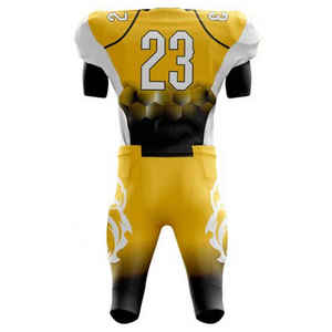 Uniforme de Fútbol Americano de Práctica Más Vendido, Diseño Personalizado, Transpirable, Estampado, Manga Corta - Product Image 4
