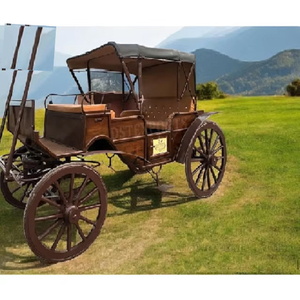 Elegante turismo Vis-A-Vis Carruaje de caballos victoriano australiano para viajar Carruaje de caballos inglés - Product Image 1