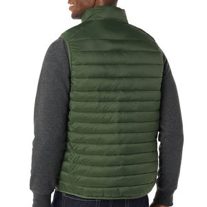 Gilet matelassé sans manches pour homme, chaud et respirant, personnalisable, avec service OEM, 5 poches dimensionnelles, en polyester, pour l'extérieur et les occasions décontractées. - Product Image 4